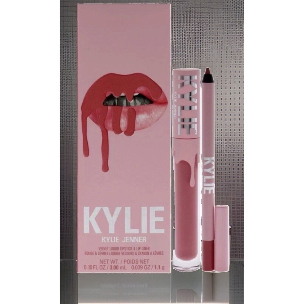 Kylie Kylie Jenner Matte  Liquid Lipstick & Lip Liner - 305 Harmony Velvet New